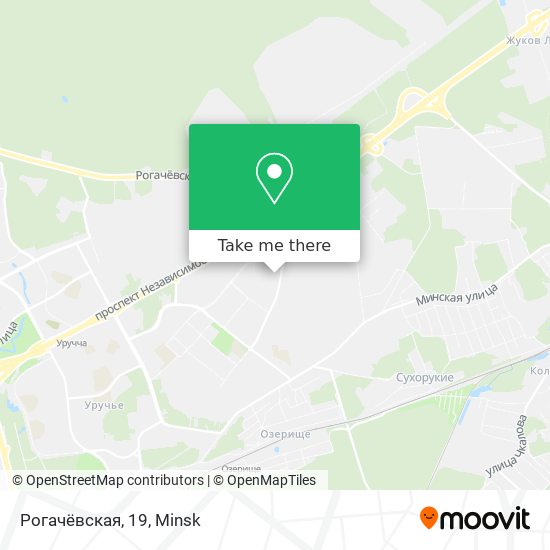 Рогачёвская, 19 map