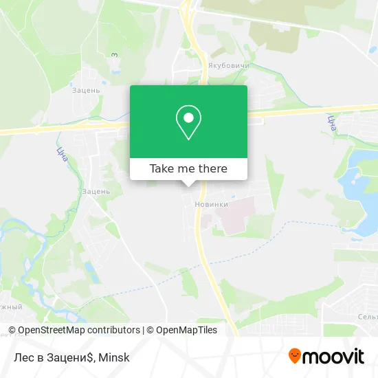 Лес в Зацени$ map