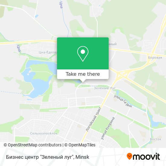 Бизнес центр "Зеленый луг" map
