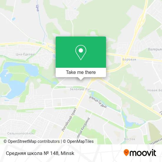 Средняя школа № 148 map
