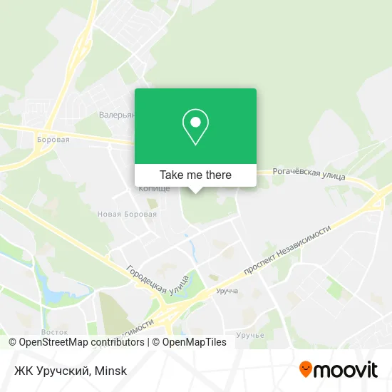 ЖК Уручский map