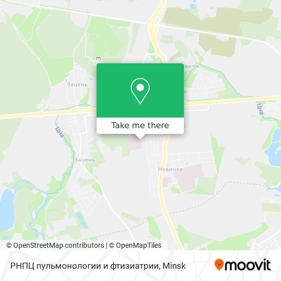 РНПЦ пульмонологии и фтизиатрии map