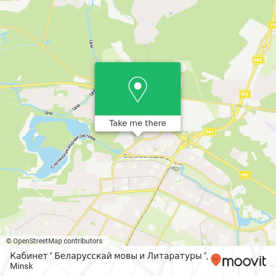 Кабинет " Беларусскай мовы и Литаратуры " map