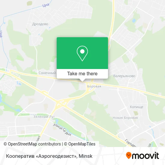 Кооператив «Аэрогеодезист» map