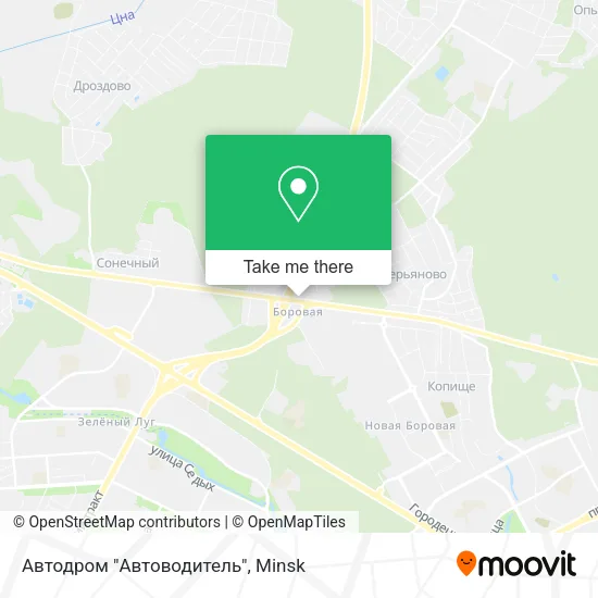 Автодром "Автоводитель" map
