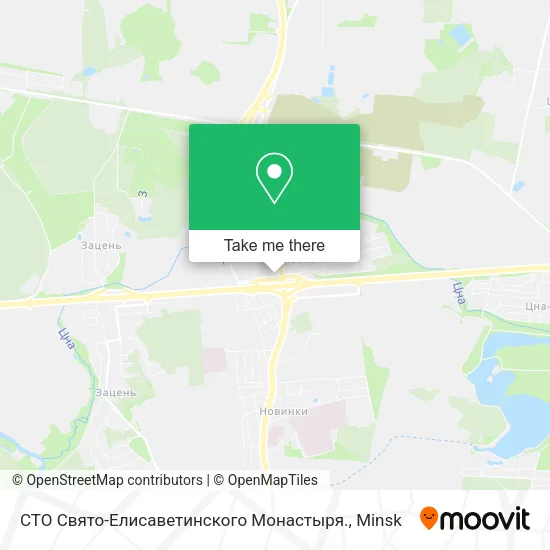 СТО Свято-Елисаветинского Монастыря. map