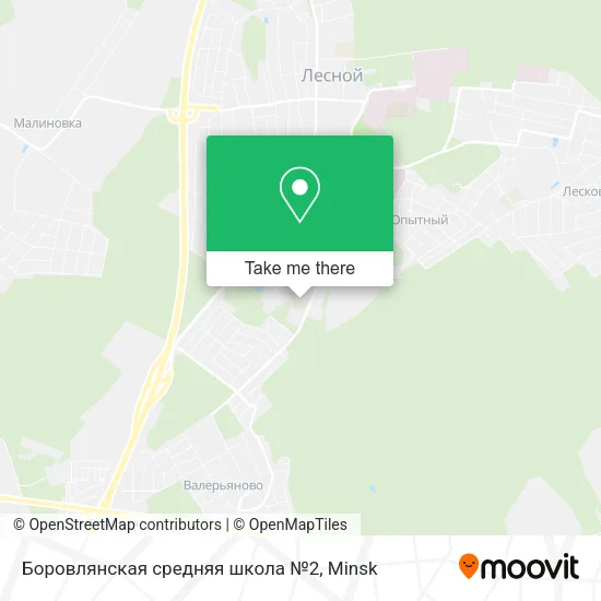 Боровлянская средняя школа №2 map