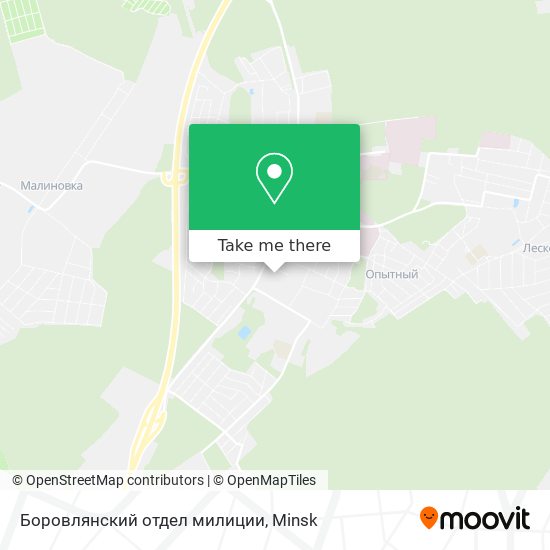 Боровлянский отдел милиции map