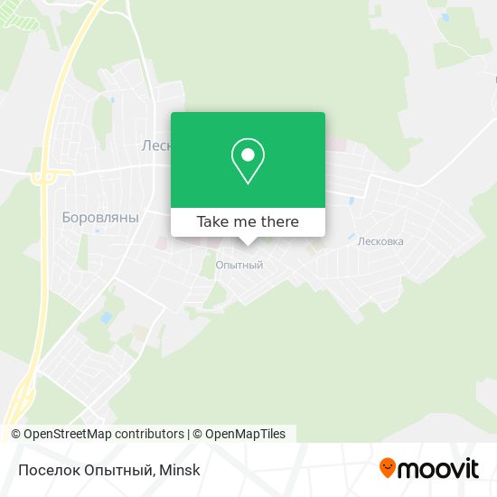 Поселок Опытный map