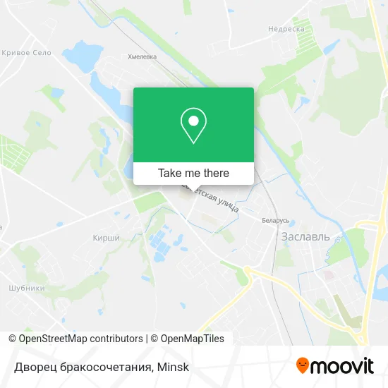 Дворец бракосочетания map