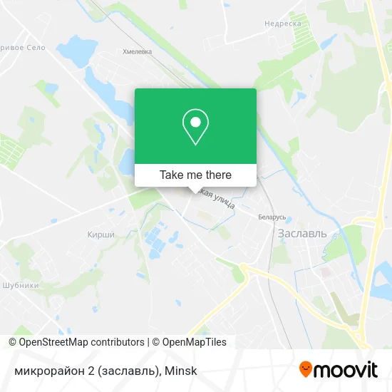 микрорайон 2 (заславль) map