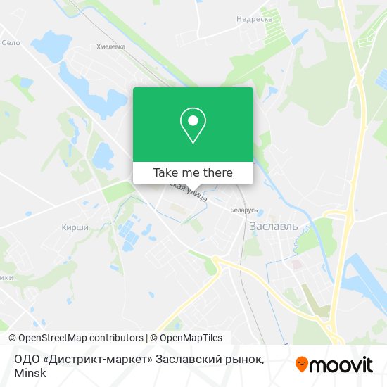 ОДО «Дистрикт-маркет» Заславский рынок map