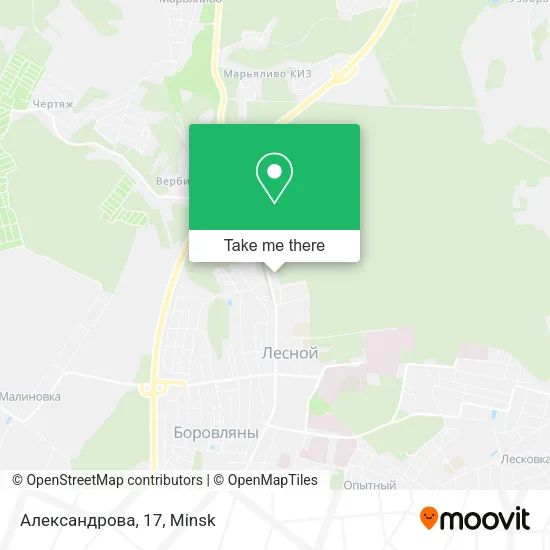 Александрова, 17 map