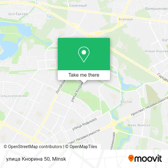 улица Кнорина 50 map