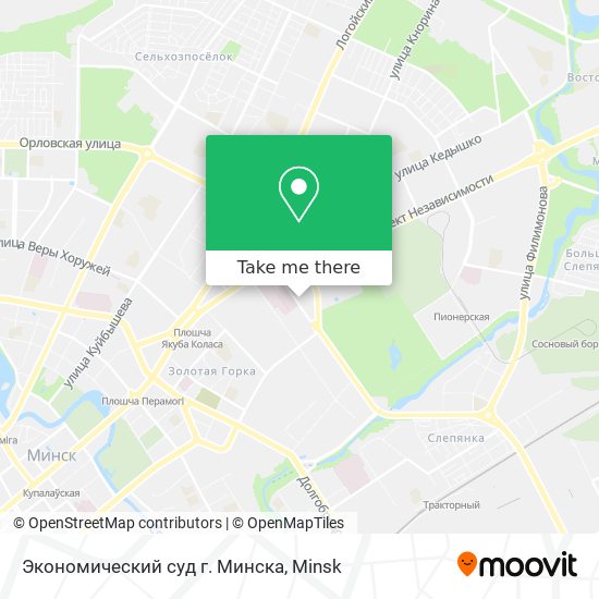 Экономический суд г. Минска map