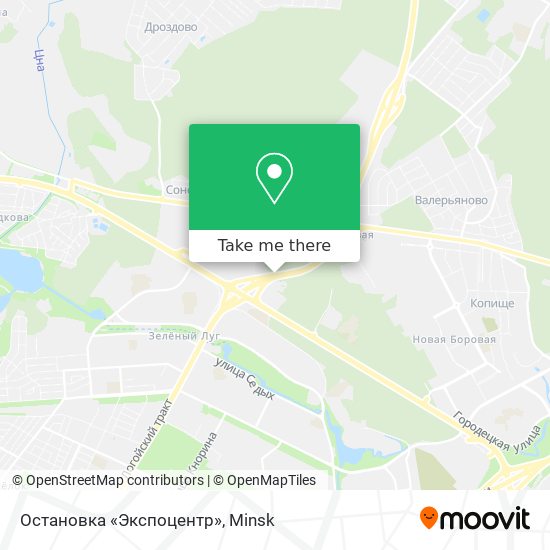 Остановка «Экспоцентр» map