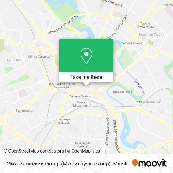 Михайловский сквер (Міхайлаўскі сквер) map