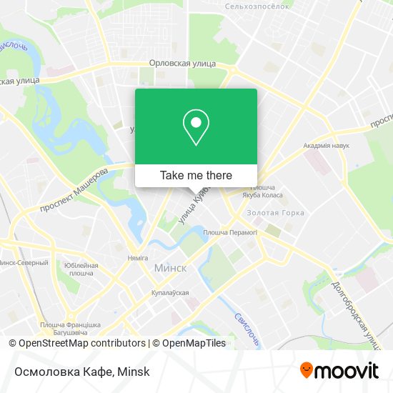 Осмоловка Кафе map