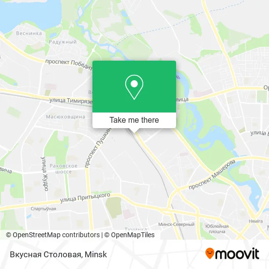 Вкусная Столовая map