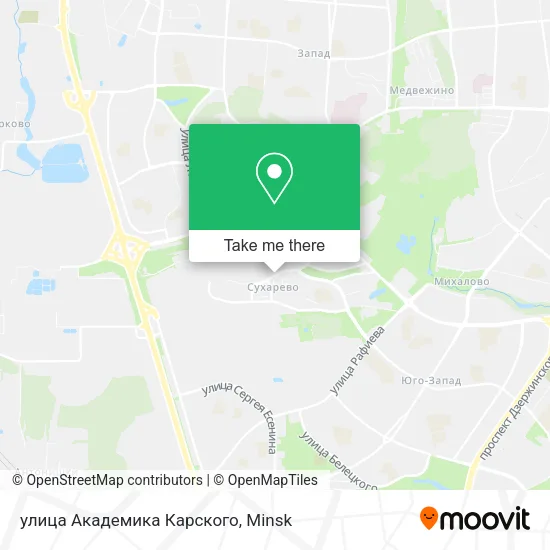 улица Академика Карского map