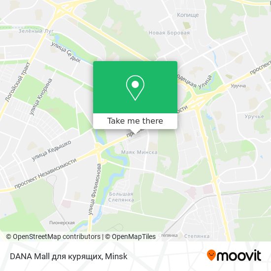 DANA Mall для курящих map