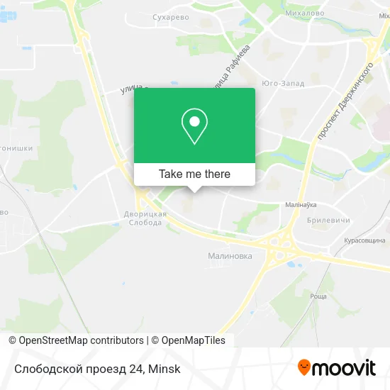Слободской проезд 24 map