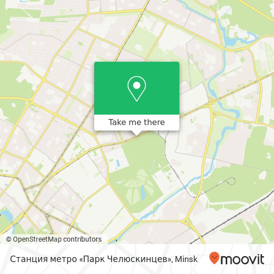 Станция метро «Парк Челюскинцев» map