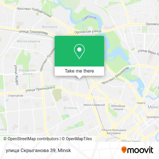 улица Скрыганова 39 map