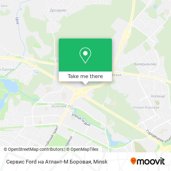 Сервис Ford на Атлант-М Боровая map