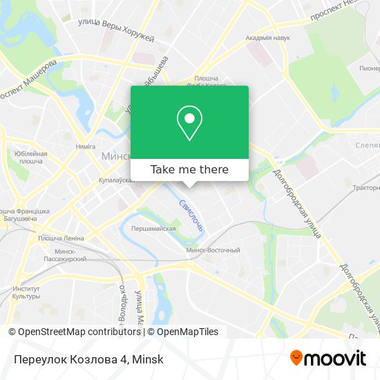 Переулок Козлова 4 map