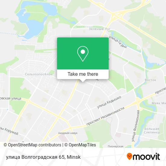 улица Волгоградская 65 map
