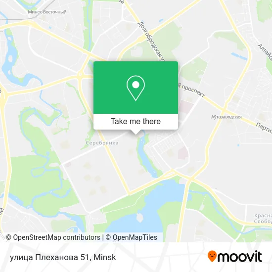 улица Плеханова 51 map