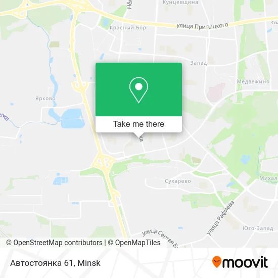 Автостоянка 61 map