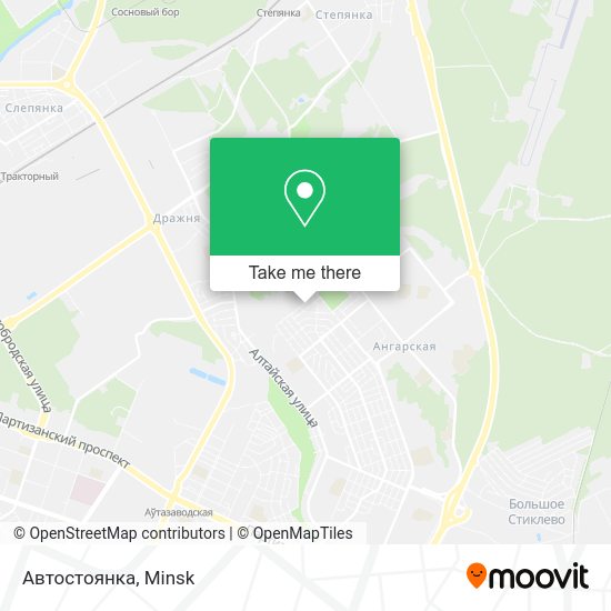 Автостоянка map