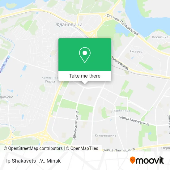 Ip Shakavets I.V. map