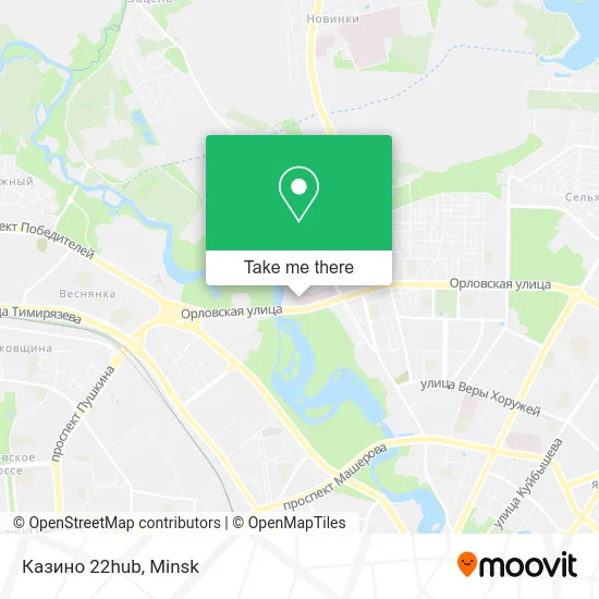 Казино 22hub map