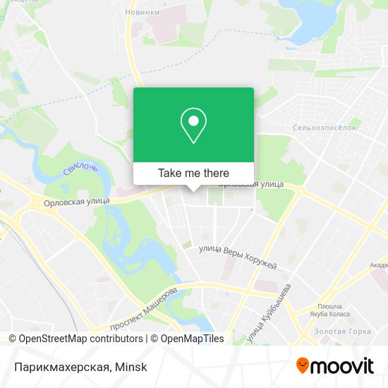 Парикмахерская map