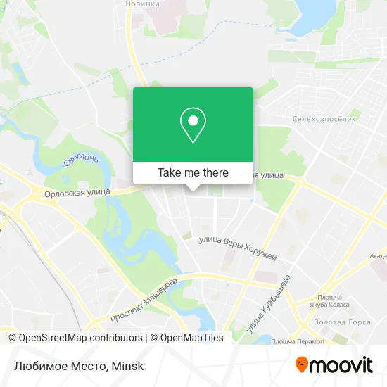 Любимое Место map