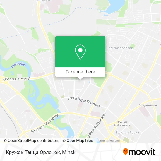 Кружок Танца Орленок map