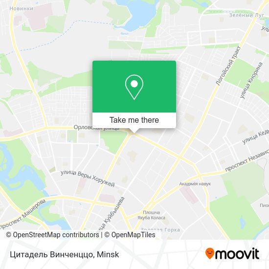 Цитадель Винченццо map
