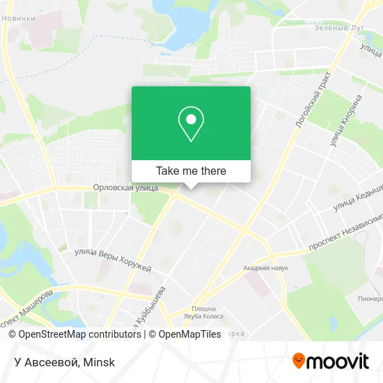 У Авсеевой map