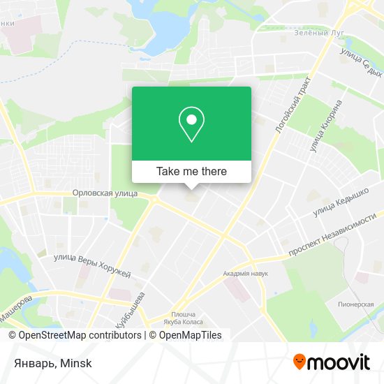 Январь map