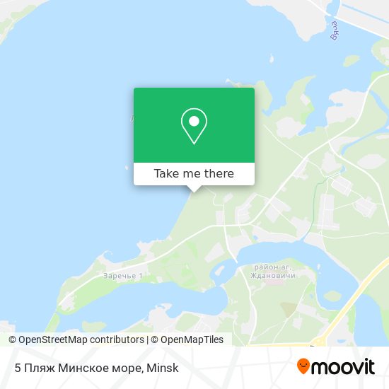 5 Пляж Минское море map