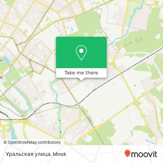 Уральская улица map