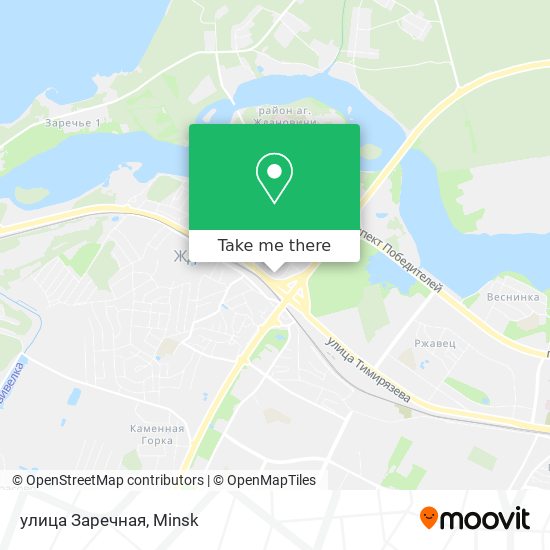улица Заречная map