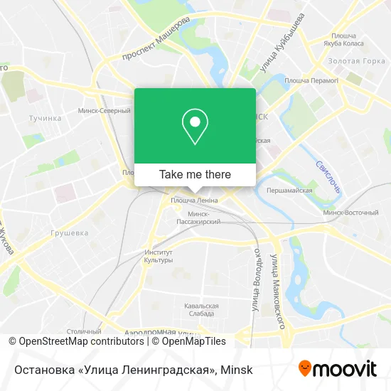Остановка «Улица Ленинградская» map