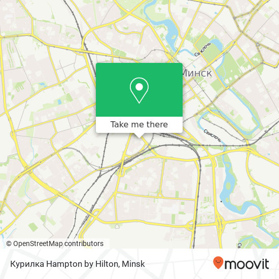 Курилка Hampton by Hilton map
