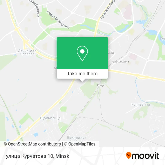 улица Курчатова 10 map