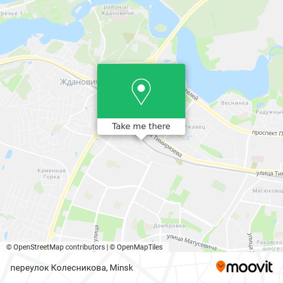 переулок Колесникова map