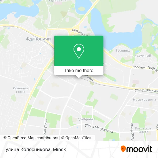 улица Колесникова map